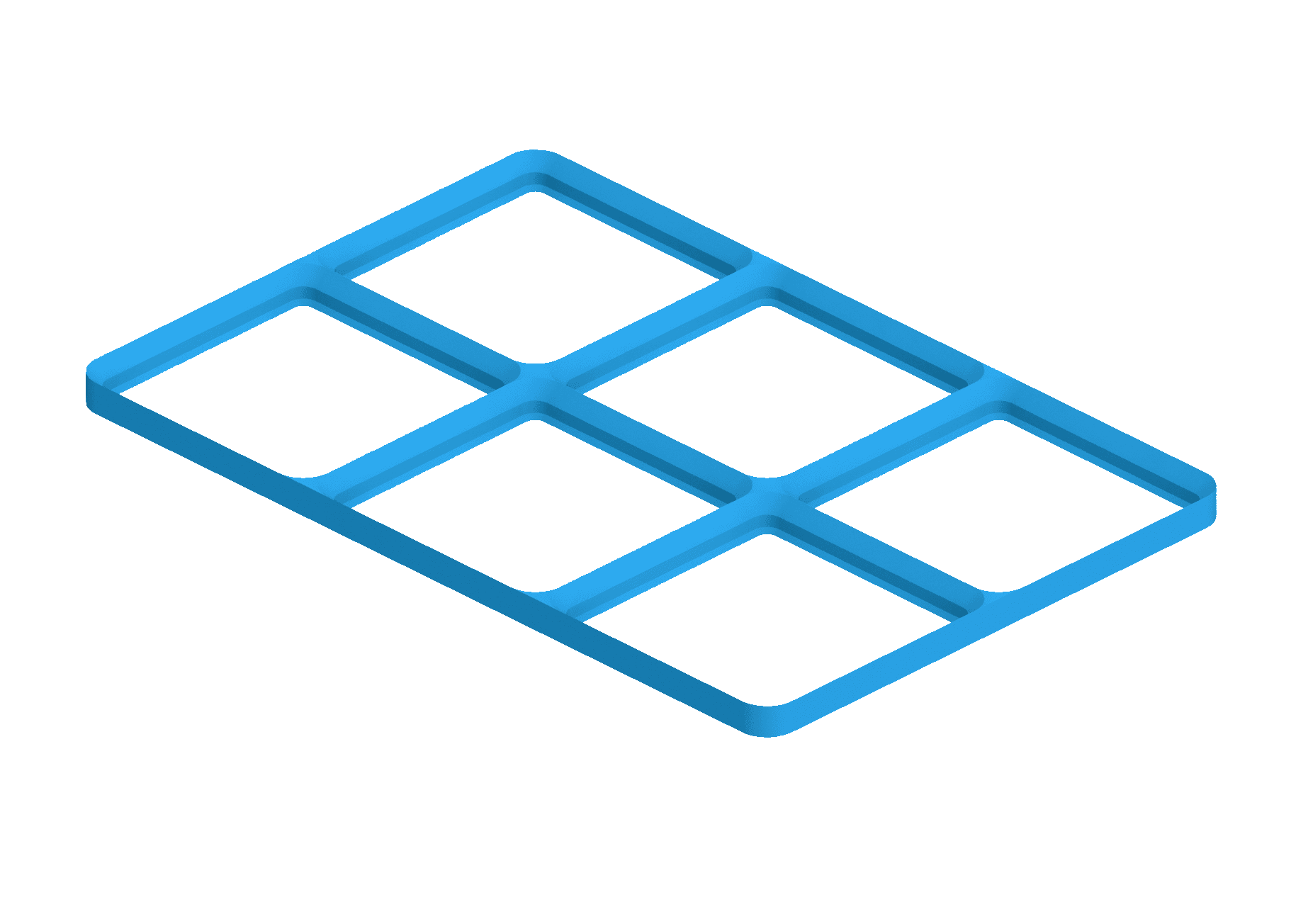 Gridfinity Generator baseplate model